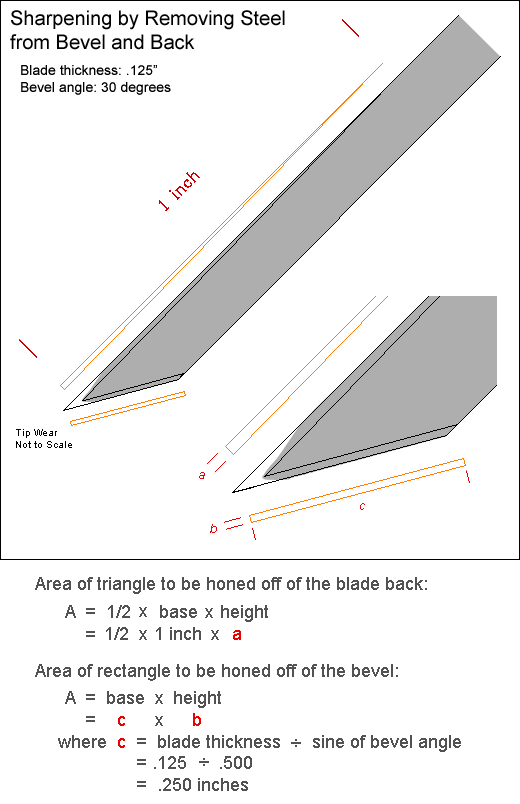 Bevel & Back Calculation